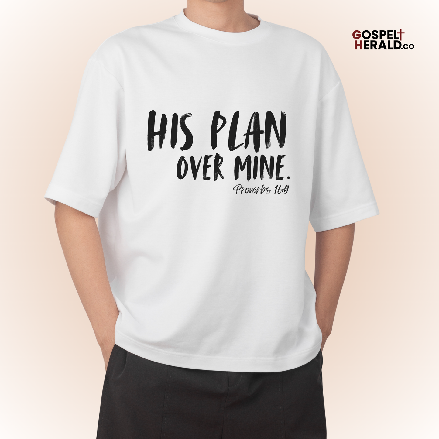 Unisex Christian Statement Shirt | His plan over Mine |Christian Shirt