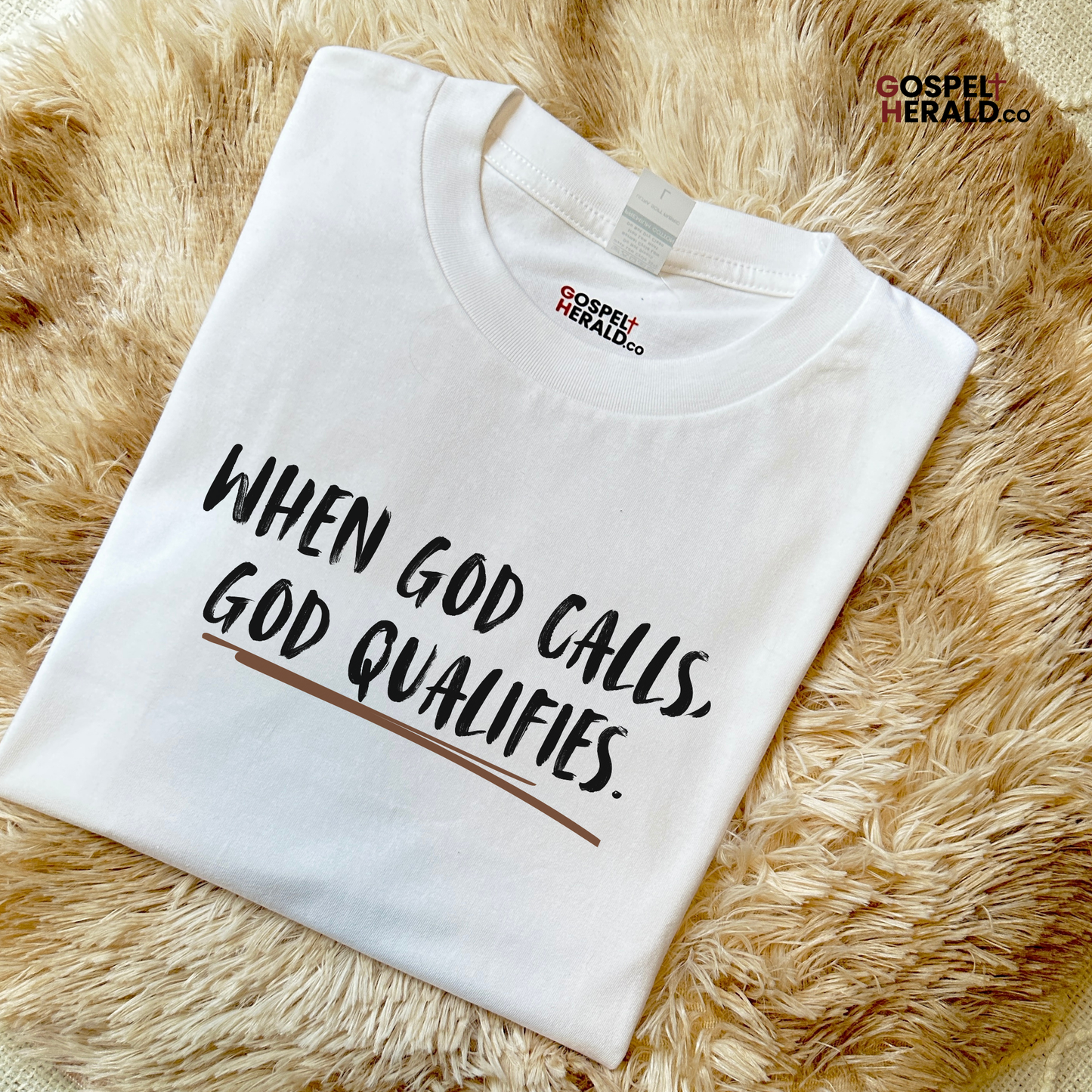 When God calls, God Qualifies | Unisex Christian Shirt