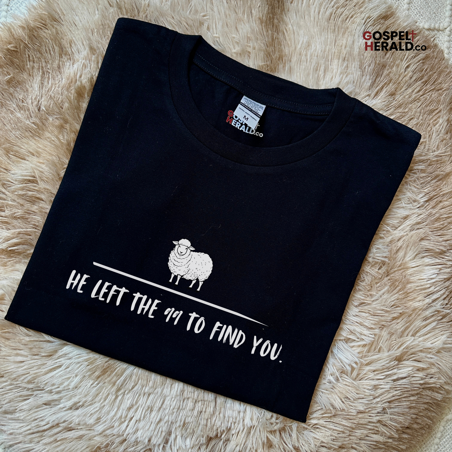 He left the 99 to find you Christian Unisex Statement Cotton shirt | Streetwear Shirt Graphic Minimalist