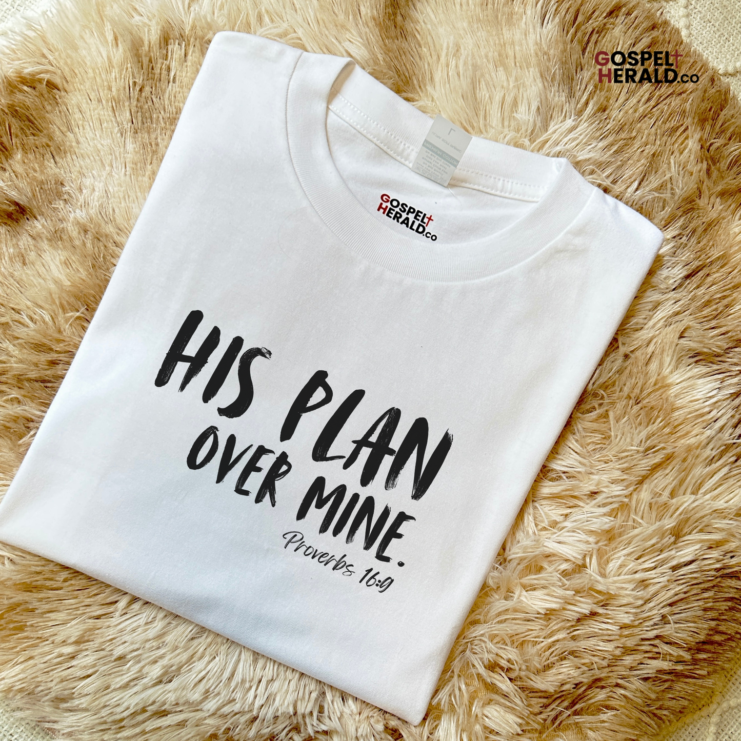 Unisex Christian Statement Shirt | His plan over Mine |Christian Shirt